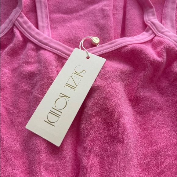Suzi Kondi XS Giorgi Jumpsuit Pink Terry NWT - Picture 4 of 7